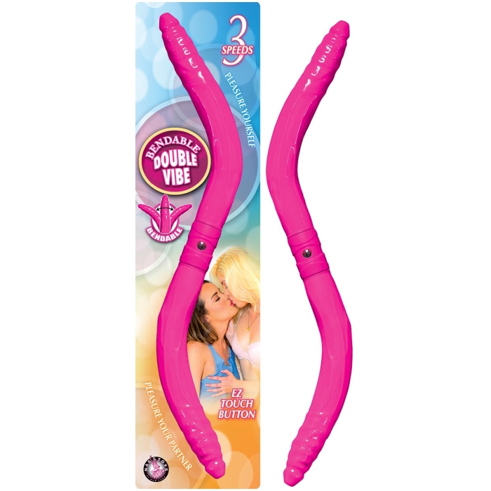 BENDABLE DOUBLE VIBE-PINK BENDABLE DOUBLE VIBE-PINK