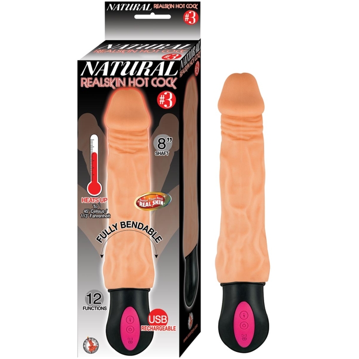 NATURAL REALSKIN HOT COCK #3-FLESH NATURAL REALSKIN HOT COCK #3-FLESH