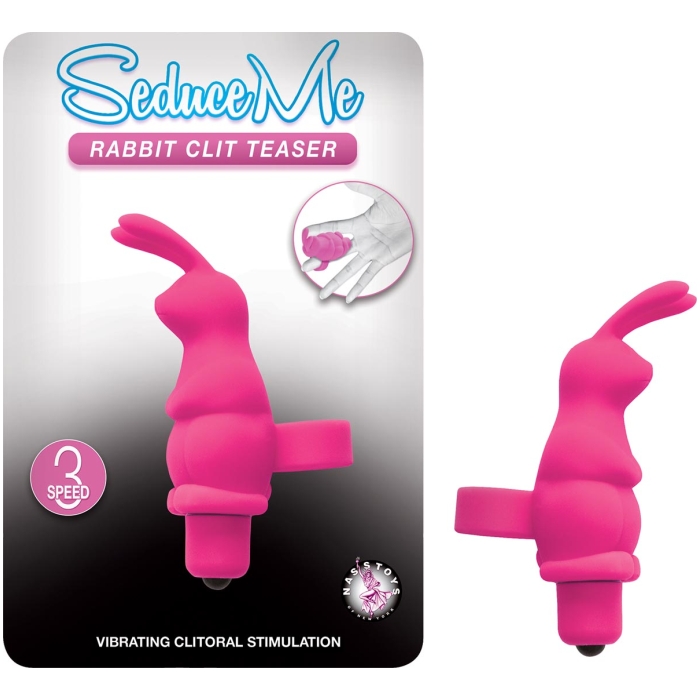 SEDUCE ME RABBIT CLIT TEASER-PINK SEDUCE ME RABBIT CLIT TEASER-PINK