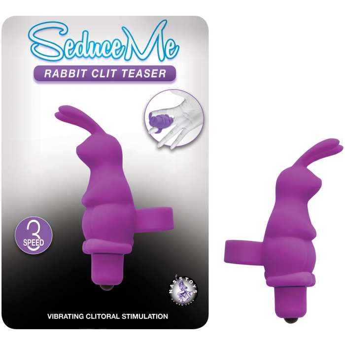 SEDUCE ME RABBIT CLIT TEASER-PURPLE SEDUCE ME RABBIT CLIT TEASER-PURPLE