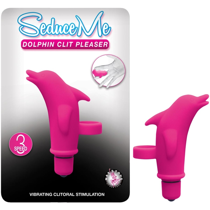 SEDUCE ME DOLPHIN CLIT PLEASER-PINK SEDUCE ME DOLPHIN CLIT PLEASER-PINK