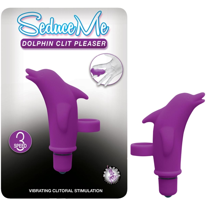 SEDUCE ME DOLPHIN CLIT PLEASER-PURPLE SEDUCE ME DOLPHIN CLIT PLEASER-PURPLE