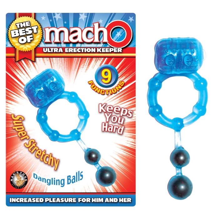 THE BEST OF MACHO ULTRA ERECTION KEEPER-BLUE THE BEST OF MACHO ULTRA ERECTION KEEPER-BLUE