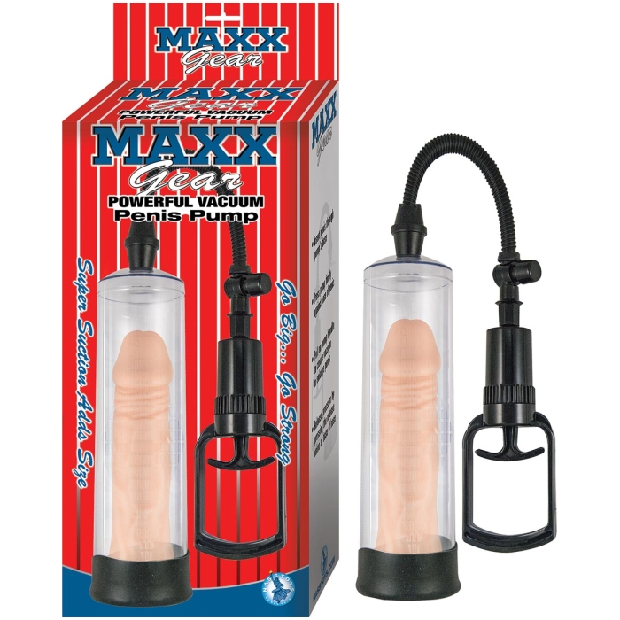 MAXX GEAR POWERFUL VACUUM PENIS PUMP-CLEAR MAXX GEAR POWERFUL VACUUM PENIS PUMP-CLEAR