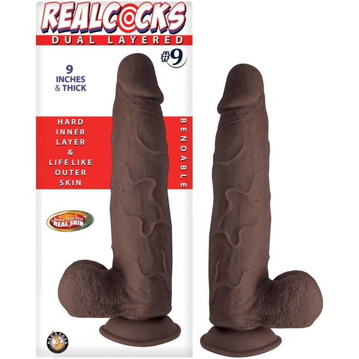REALCOCKS DUAL LAYERED #9-DARK BROWN