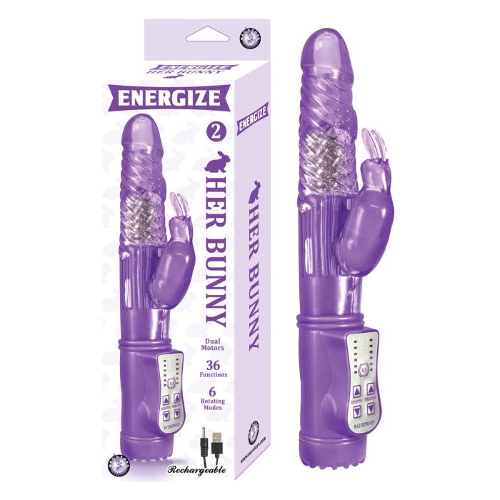 ENERGIZE HER BUNNY 2-PURPLE ENERGIZE HER BUNNY 2-PURPLE