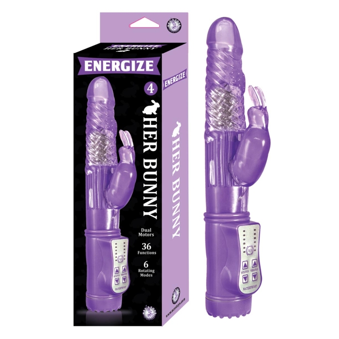 ENERGIZE HER BUNNY 4-PURPLE ENERGIZE HER BUNNY 4-PURPLE
