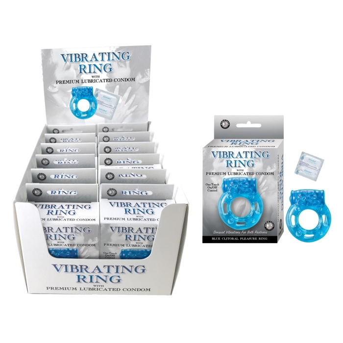 VIBRATING RING COUNTER DISPLAY BOX-BLUE VIBRATING RING COUNTER DISPLAY BOX-BLUE