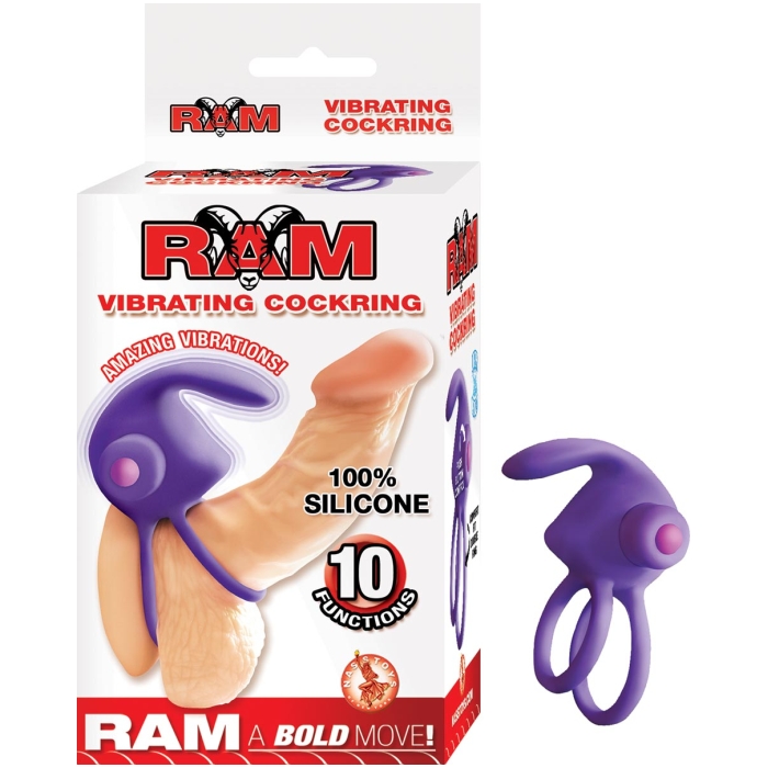 RAM VIBRATING COCKRING-PURPLE RAM VIBRATING COCKRING-PURPLE