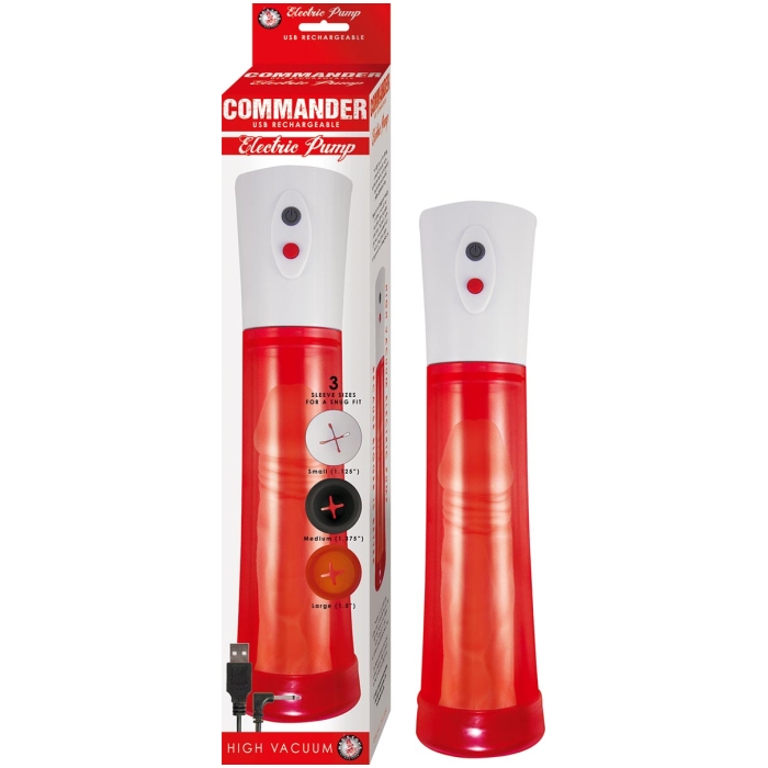 COMMANDER ELECTRIC PUMP-RED COMMANDER ELECTRIC PUMP-RED