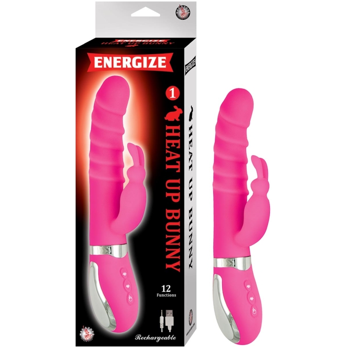 ENERGIZE HEAT UP BUNNY PINK 12 FUNCTIONS ENERGIZE HEAT UP BUNNY PINK 12 FUNCTIONS