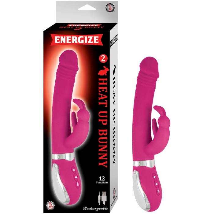 ENERGIZE HEAT UP BUNNY PINK 12 FUNCTIONS ENERGIZE HEAT UP BUNNY PINK 12 FUNCTIONS