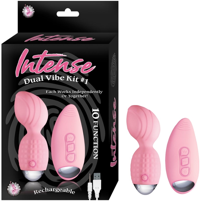 INTENSE DUAL VIBE KIT #1-PINK INTENSE DUAL VIBE KIT #1-PINK