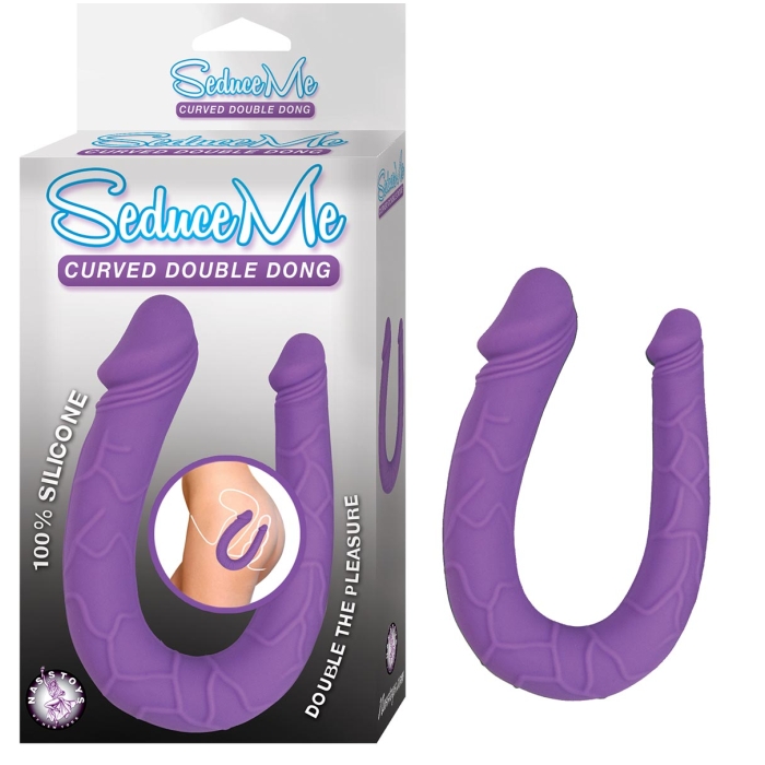 SEDUCE ME CURVED DOUBLE DONG-PURPLE SEDUCE ME CURVED DOUBLE DONG-PURPLE