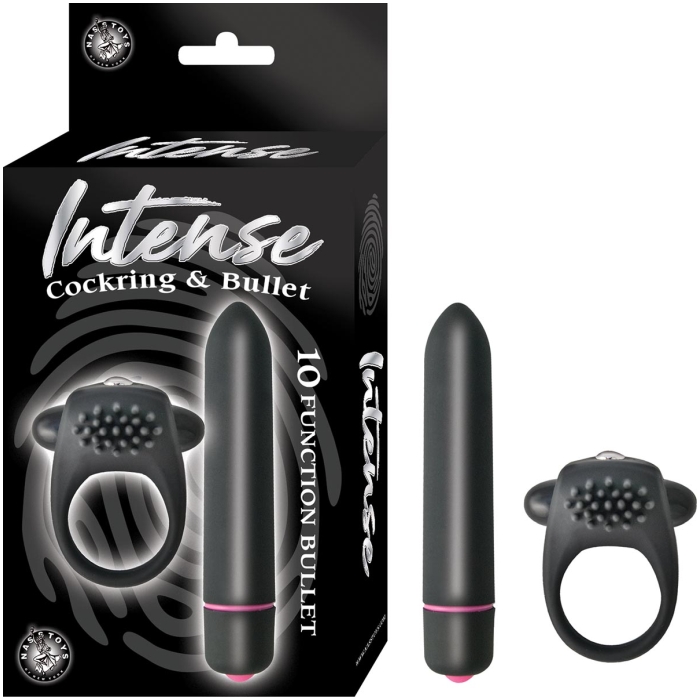 INTENSE COCKRING & BULLET-BLACK INTENSE COCKRING & BULLET-BLACK