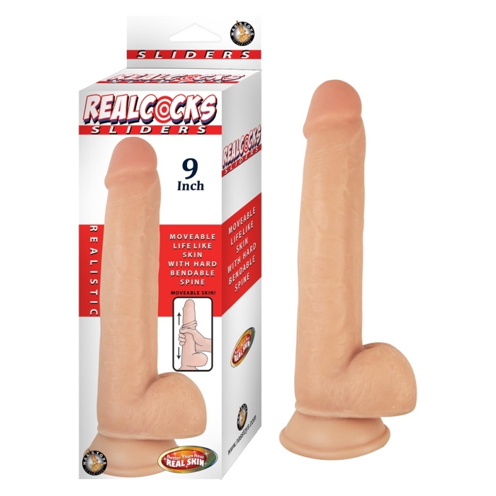 REALCOCKS SLIDERS 9" FLESH