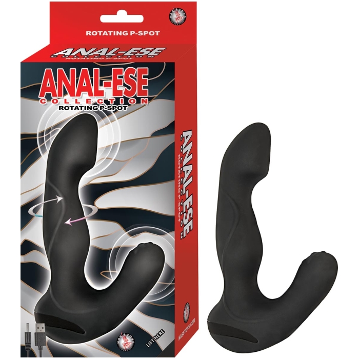 ANAL ESE COLLECTION ROTATING P SPOT VIBE-BLACK ANAL ESE COLLECTION ROTATING P SPOT VIBE-BLACK