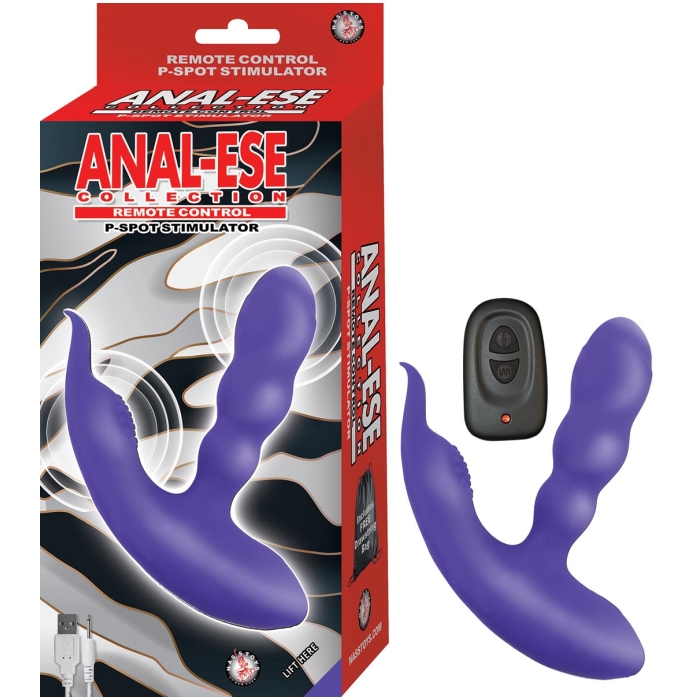 ANAL ESE COLLECTION REMOTE CONTROL P-SPOT STIMULATOR-PURPLE ANAL ESE COLLECTION REMOTE CONTROL P-SPOT STIMULATOR-PURPLE