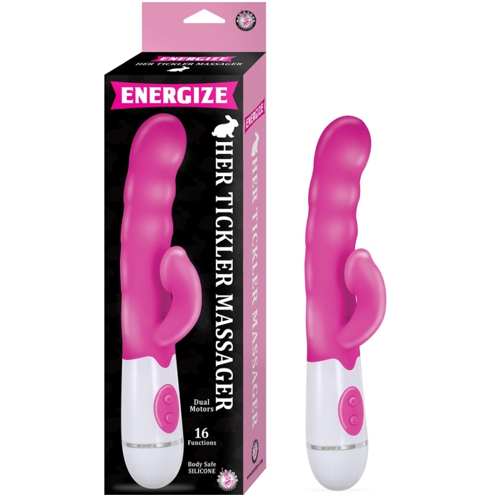 ENERGIZE HER TICKLER MASSAGER - PINK ENERGIZE HER TICKLER MASSAGER - PINK