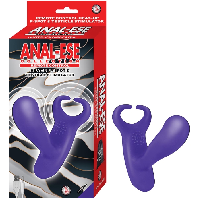 ANAL-ESE REMOTE P-SPOT AND TESTICLE STIMULATOR - PURPLE ANAL-ESE REMOTE P-SPOT AND TESTICLE STIMULATOR - PURPLE