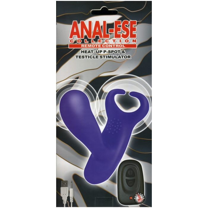 ANAL-ESE REMOTE P-SPOT AND TESTICLE STIMULATOR - PURPLE