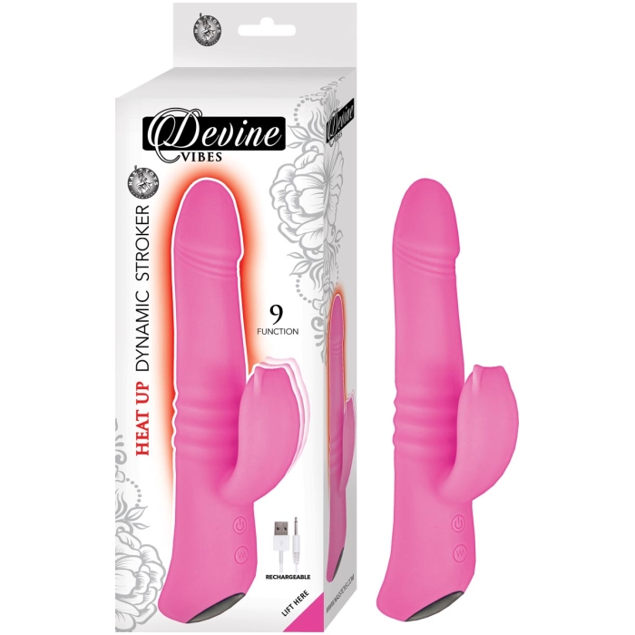 DEVINE VIBES HEAT UP DYNAMIC STROKER-PINK DEVINE VIBES HEAT UP DYNAMIC STROKER-PINK