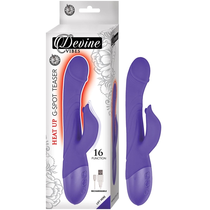 DEVINE VIBES HEAT-UP G-SPOT TEASER-PURPLE DEVINE VIBES HEAT-UP G-SPOT TEASER-PURPLE