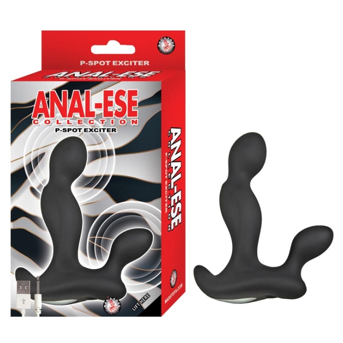 ANAL-ESE COLLECTION P-SPOT EXCITER-BLACK ANAL-ESE COLLECTION P-SPOT EXCITER-BLACK