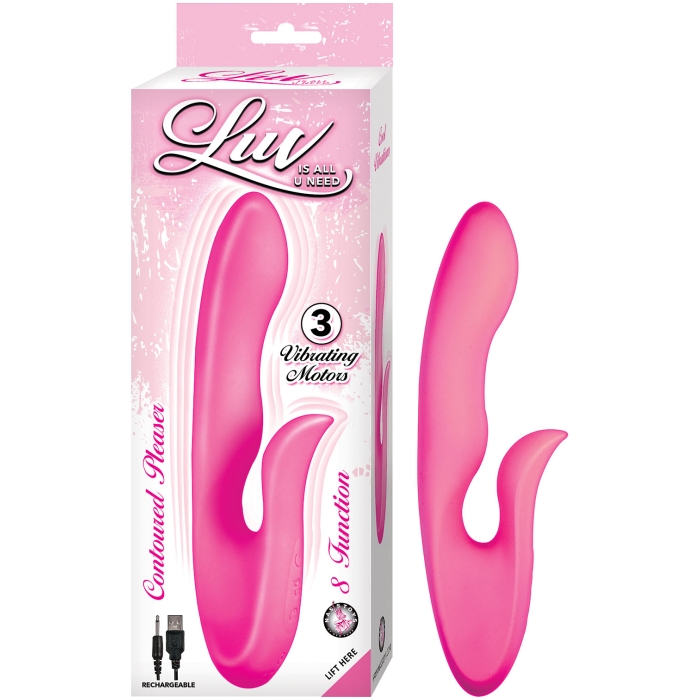 LUV CONTOURED PLEASER-PINK LUV CONTOURED PLEASER-PINK