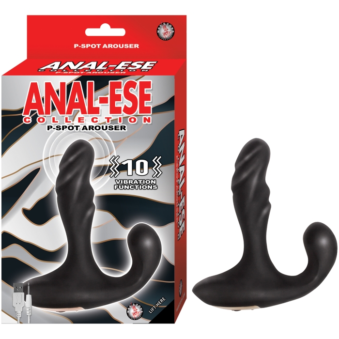 ANAL-ESE COLLECTION P-SPOT AROUSER-BLACK ANAL-ESE COLLECTION P-SPOT AROUSER-BLACK
