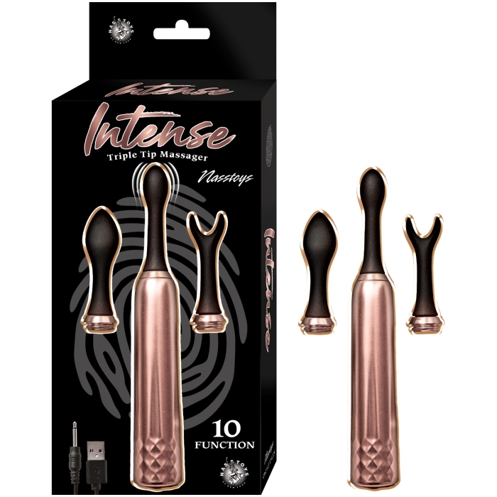 PRINCESS TRIPLE TIP MASSAGER-ROSE GOLD PRINCESS TRIPLE TIP MASSAGER-ROSE GOLD