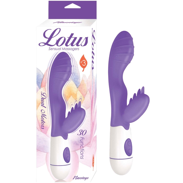 LOTUS SENSUAL MASSAGERS #3-PURPLE LOTUS SENSUAL MASSAGERS #3-PURPLE