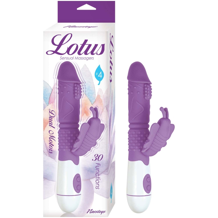 LOTUS SENSUAL MASSAGERS #4-PURPLE LOTUS SENSUAL MASSAGERS #4-PURPLE
