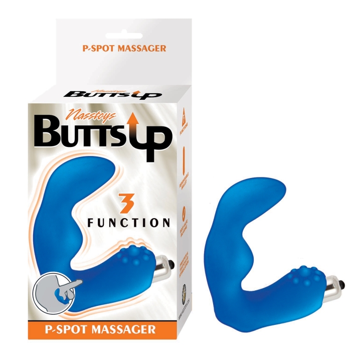 BUTTS UP P-SPOT MASSAGER-BLUE BUTTS UP P-SPOT MASSAGER-BLUE