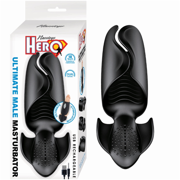 HERO ULTIMATE MALE MASTURBATOR-BLACK HERO ULTIMATE MALE MASTURBATOR-BLACK