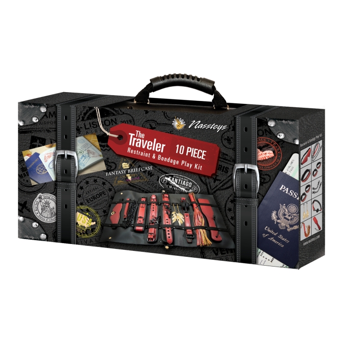 THE TRAVELER 10 PIECES RESTRAINT & BONDAGE PLAY KIT THE TRAVELER 10 PIECES RESTRAINT & BONDAGE PLAY KIT