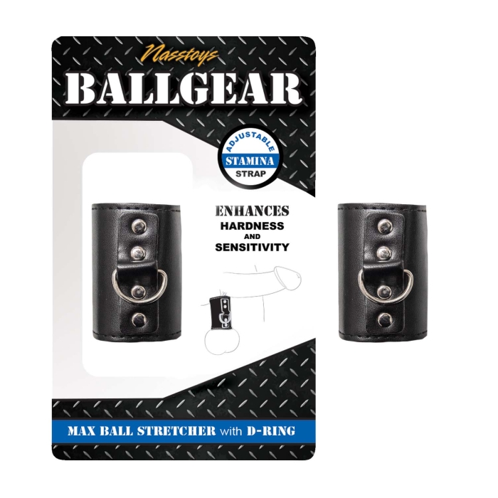 BALLGEAR MAX BALL STRETCHER WITH D-RING-BLACK BALLGEAR MAX BALL STRETCHER WITH D-RING-BLACK