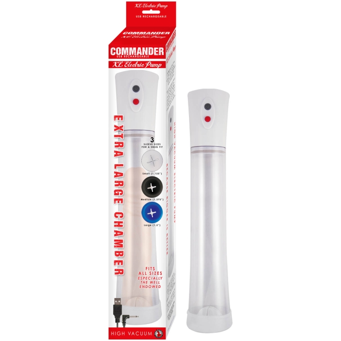 COMMANDER XL ELECTRIC PUMP-WHITE COMMANDER XL ELECTRIC PUMP-WHITE