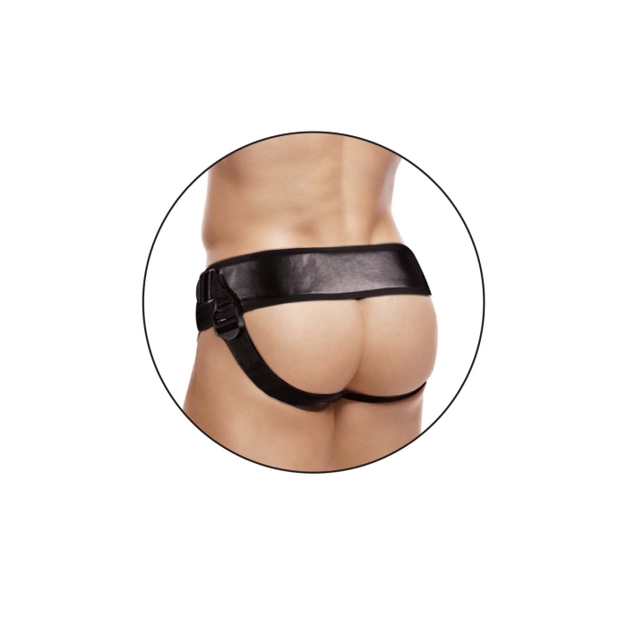 ERECTION ASSISTANT HOLLOW STRAP-ON 8.5"-WHITE
