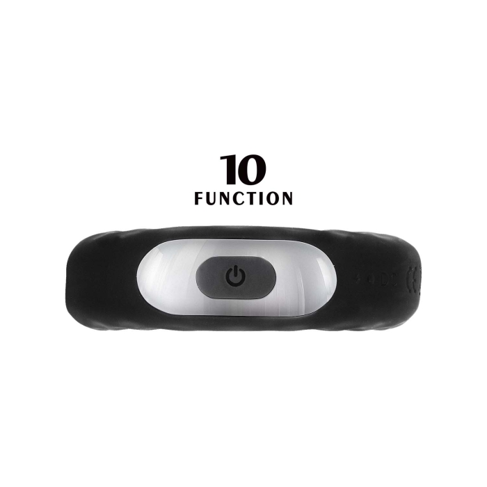 ENHANCER VIBRATING COCKRING-BLACK
