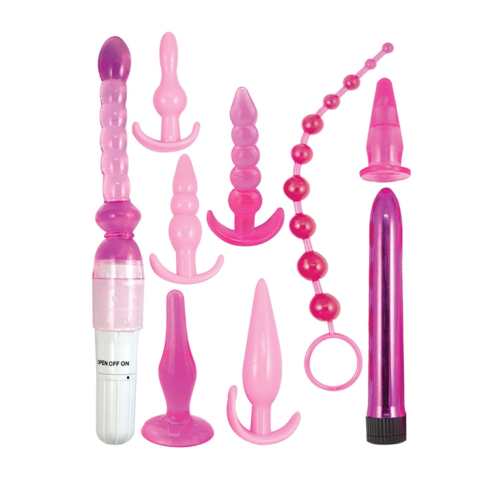 PINK ELITE COLLECTION SUPREME ANAL PLAY KIT-PINK