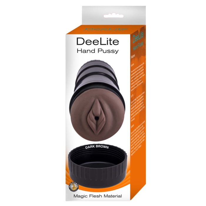 DEE LITE HAND PUSSY-DARK BROWN