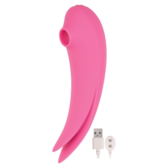 MYSTIQUE VIBRATING MASSAGERS SUCTION VIBE-PINK