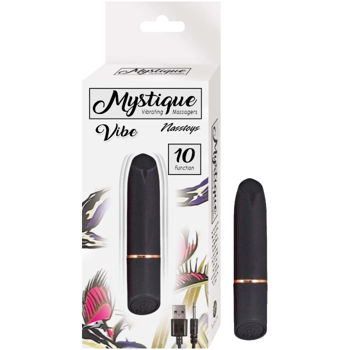 MYSTIQUE VIBRATING MASSAGERS VIBE-BLACK MYSTIQUE VIBRATING MASSAGERS VIBE-BLACK