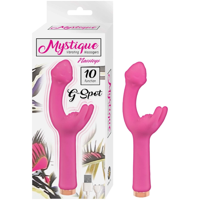 MYSTIQUE VIBRATING MASSAGERS G-SPOT-PINK MYSTIQUE VIBRATING MASSAGERS G-SPOT-PINK