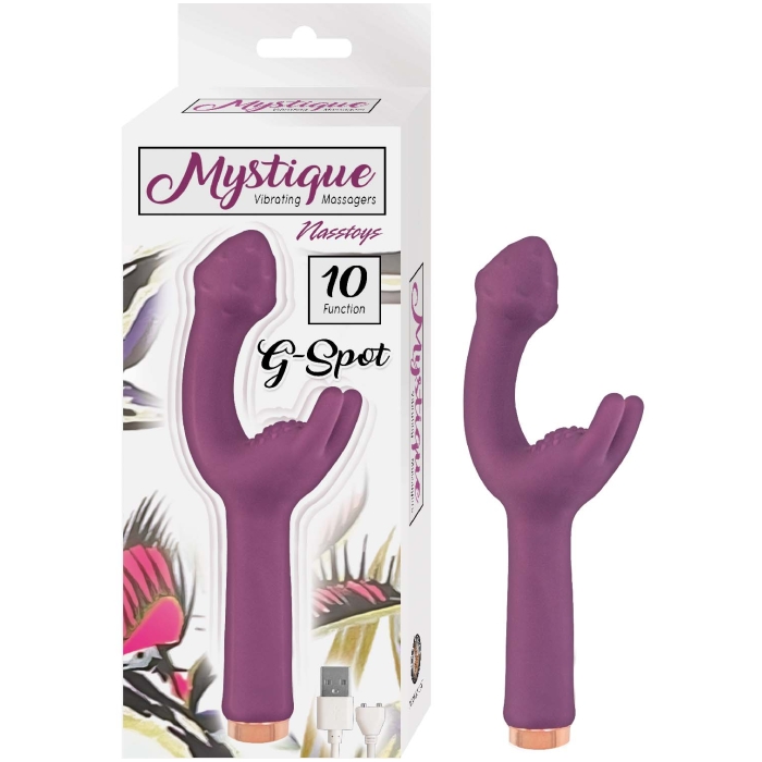 MYSTIQUE VIBRATING MASSAGERS G-SPOT-EGGPLANT MYSTIQUE VIBRATING MASSAGERS G-SPOT-EGGPLANT