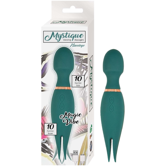 MYSTIQUE VIBRATING MASSAGERS MAGIC WAND-EGGPLANT MYSTIQUE VIBRATING MASSAGERS MAGIC WAND-EGGPLANT