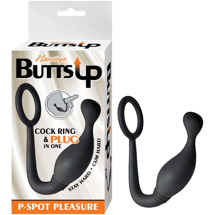 BUTTS UP P-SPOT PLEASURE-BLACK BUTTS UP P-SPOT PLEASURE-BLACK