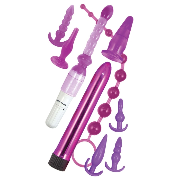 PURPLE ELITE COLLECTION SUPREME ANAL PLAY KIT-PURPLE