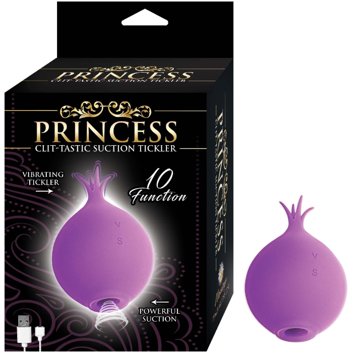 PRINCESS CLIT-TASTIC SUCTION TICKLER-LAVENDER PRINCESS CLIT-TASTIC SUCTION TICKLER-LAVENDER